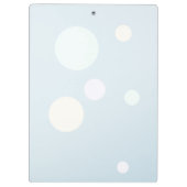 Blonde Anime Girl Klemmbrett (Rückseite)