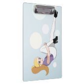 Blonde Anime Girl Klemmbrett (Rechts)