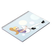 Blonde Anime Girl Notizblock (Linke Seite)