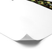 Blonde Army Woman Poster (Ecke)