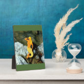 Blonde-Aussichtshemme Fotoplatte (Seite)