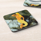 Blonde-Aussichtshemme Untersetzer (Linke Seite)