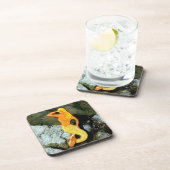 Blonde-Aussichtshemme Untersetzer (Rechte Seite)