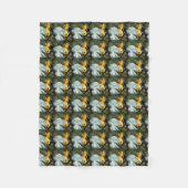 Blonde-Aussichtspersonen Fleecedecke (Vorderseite)