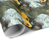 Blonde-Aussichtspersonen Geschenkpapier (Rolleneckpunkt)