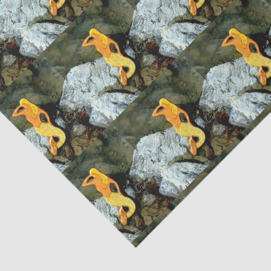 Blonde-Aussichtspersonen Seidenpapier (Ausschnitt)