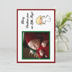 Blonde Baby Angel, Weihnachts-Cartoon für Ferien Ankündigung