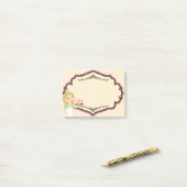 Blonde Baker Cupcake D12 Post It Notes Pad 1 Post-it Klebezettel (Auf Schreibtisch)