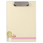 Blonde Baker Cupcake D12 Zwischenablage 1 Klemmbrett (Vorderseite)