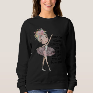 Blonde Ballet Dancer Girls Ballerina Tutu Kinder D Sweatshirt