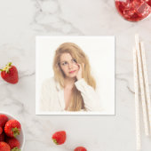 Blonde Beauty Napkins Serviette (Beispiel)