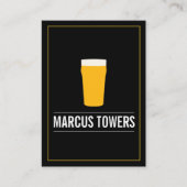Blonde Beer IPA Brewmaster Visitenkarte (Vorderseite)