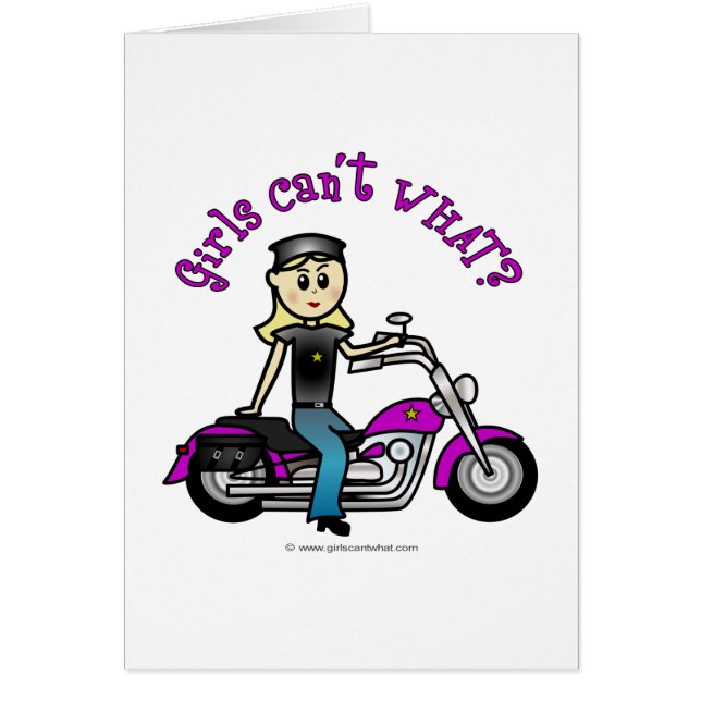 Blonde Biker (Vorne)