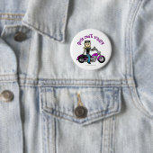 Blonde Biker Button (Beispiel)