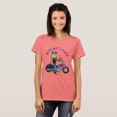 Blonde Biker T-Shirt (Vorne ganz)
