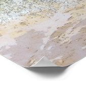 Blonde Bikini Beach Babe Poster (Ecke)