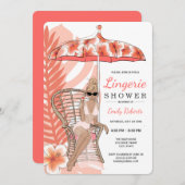 Blonde Blonde Bride Einladung (Vorne/Hinten)