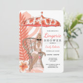 Blonde Blonde Bride Einladung (Stehend Vorderseite)