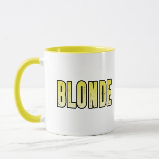 Blonde, blonde Liebhaber Tasse (Links)