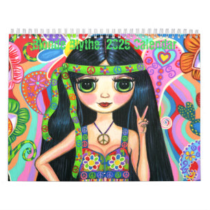 Blonde Blythe Big Eye Mermaids Hippie Girls Niedli Kalender