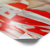 Blonde bob hair woman cinematic portrait Fotodruck (Ecke)