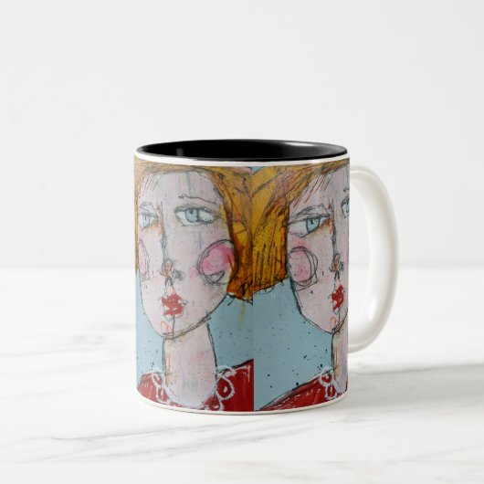 Blonde Bombshell 11oz Tasse (VorderseiteRechts)