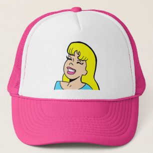 Blonde Bombshell Comic Strip Trucker Hat Truckerkappe