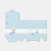 Blonde Boy Baby Dusche Blue Niedlich Baby Fevor Geschenkschachtel (Ungefaltet)