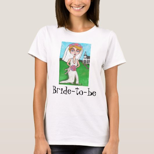 Blonde Bride & Bling - T - Shirt der künftigen Gen (Vorderseite)