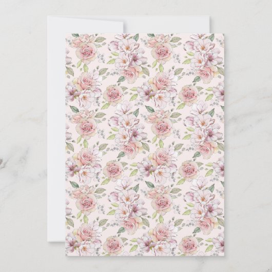 Blonde Bride Brautparty Einladung (Rückseite)