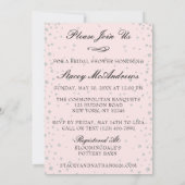 Blonde Bride Illustration Diamond Brautparty Einladung (Rückseite)