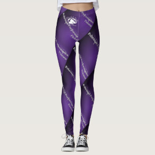 Blonde & Broke - FPH-Leggings - Weißes Logo Leggings