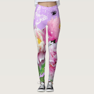 Blonde & Broke - Gemusterte Leggings - Schwarzes L