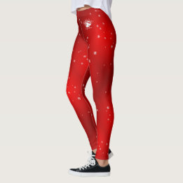 Blonde & Broke - Gemusterte Leggings - Weißes Logo