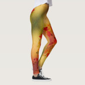 Blonde & Broke - Gemusterte Leggings - Weißes Logo (Rechts)