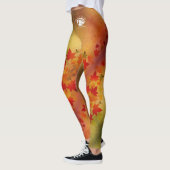 Blonde & Broke - Gemusterte Leggings - Weißes Logo (Links)