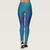 Blonde & Broke - Gemusterte Leggings - Weißes Logo (Rückseite)