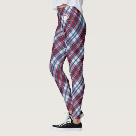 Blonde & Broke - Gemusterte Leggings - Weißes Logo