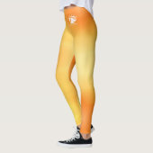 Blonde & Broke - Gemusterte Leggings - Weißes Logo (Links)