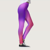 Blonde & Broke - Gemusterte Leggings - Weißes Logo (Rechts)