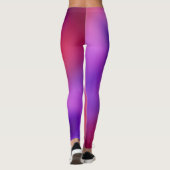 Blonde & Broke - Gemusterte Leggings - Weißes Logo (Rückseite)