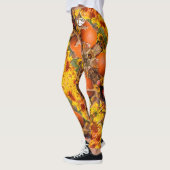 Blonde & Broke - Gemusterte Leggings - Weißes Logo (Links)