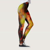Blonde & Broke - Gemusterte Leggings - Weißes Logo (Rechts)