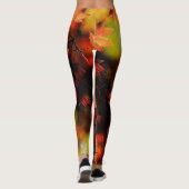 Blonde & Broke - Gemusterte Leggings - Weißes Logo (Rückseite)