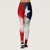 Blonde & Broke - Gemusterte Leggings - Weißes Logo (Rückseite)