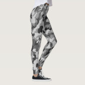 Blonde & Broke - Grau Schwarze Camouflage Leggings (Rechts)