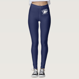 Blonde & Broke - Solide Leggings - Weißes Logo