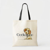 Blonde Cockapoo Lover Große Totttasche Tragetasche (Vorne)