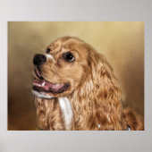 Blonde Cocker Spaniel Poster (Vorne)