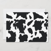 Blonde Cowgirl Western Birthday Party Einladung (Rückseite)